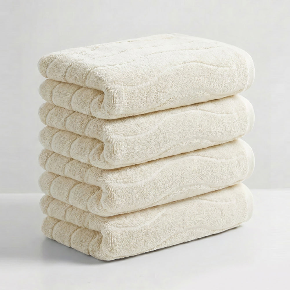 XSLIVE 4 Pack Soft Comfy Cotton Hand Towels for Bathroom Lightweight Quick Dry and Highly Absorbent Face & Hand Towel for Shower Spa Gym Hotel Kitchen