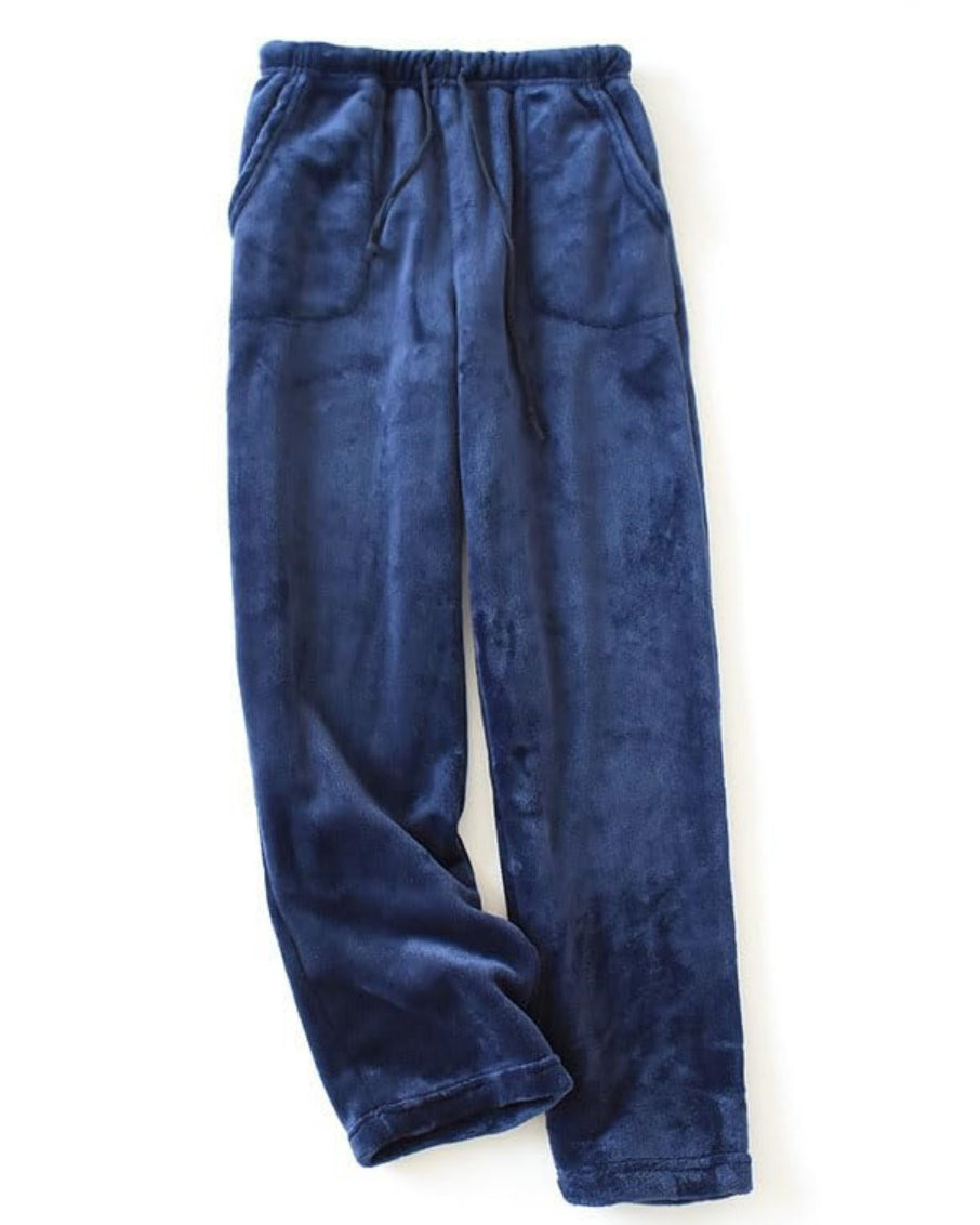 Chouyatou Womens Plaid Fluffy Pajama Pants Fuzzy Fleece Cozy Lounge Pants with Pockets Winter Warm Pj Bottoms