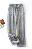 Chouyatou Womens Plaid Fluffy Pajama Pants Fuzzy Fleece Cozy Lounge Pants with Pockets Winter Warm Pj Bottoms