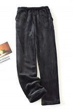 Chouyatou Womens Plaid Fluffy Pajama Pants Fuzzy Fleece Cozy Lounge Pants with Pockets Winter Warm Pj Bottoms