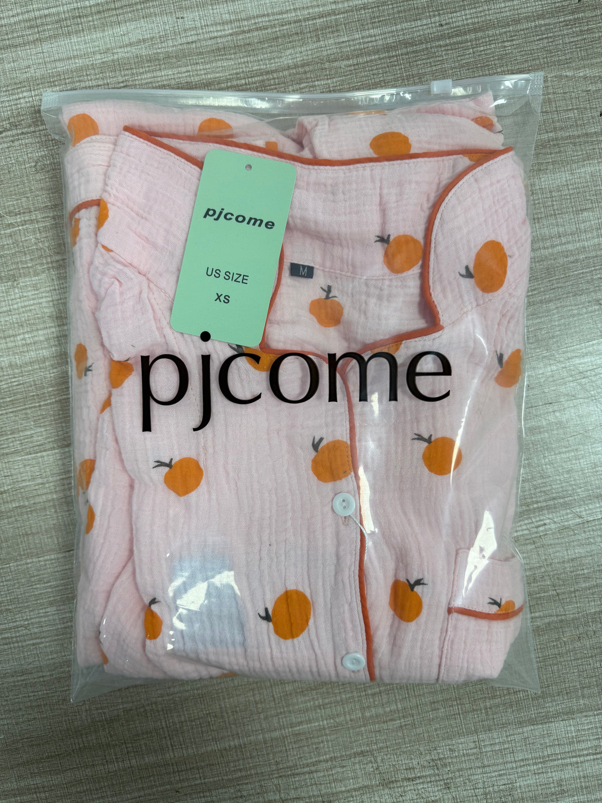 PJCOME Womens Cotton Gauze Pajama Set Long Sleeve Button Up Shirt and Pants 2 Piece Cute Printed Pj Set