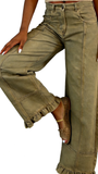 CHOUYATOU Barrel Jeans Women 2026 Floral Print Wide Leg Jeans Y2k Patchwork Baggy Boyfriend Denim Pants