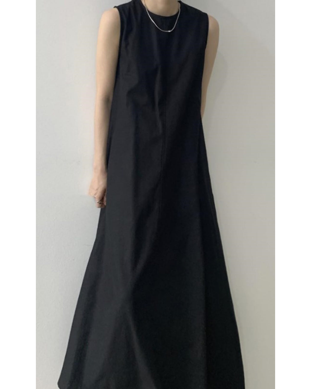 Chouyatou Women Casual Cotton Linen Sleeveless Maxi Dress Ruffle Shift Dress Flowy Beach Summer Long Tank Dress
