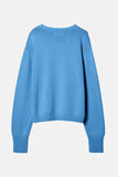 Chouyatou Women Fashion Crew Neck Rib Knit Crucian Carp Graphic Oversized Y2k Pullover Sweater Jumper