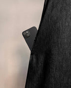 Chouyatou Women's Summer Short Sleeve Denim Shirt Dress Business Casual Button Down Midi Long Jean Dress