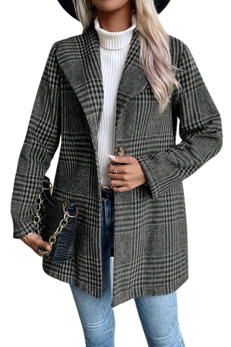 Chouyatou Womens Business Casual Blazers Long Sleeve Open Front Work Office Blazer Jacket