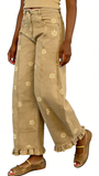 CHOUYATOU Barrel Jeans Women 2026 Floral Print Wide Leg Jeans Y2k Patchwork Baggy Boyfriend Denim Pants