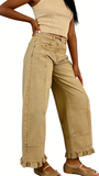 CHOUYATOU Barrel Jeans Women 2026 Floral Print Wide Leg Jeans Y2k Patchwork Baggy Boyfriend Denim Pants