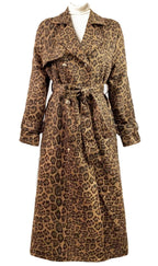 Chouyatou Womens Faux Suede Long Trench Coat Notched Lapel Double Breasted Pea Coat Overcoat with Belt