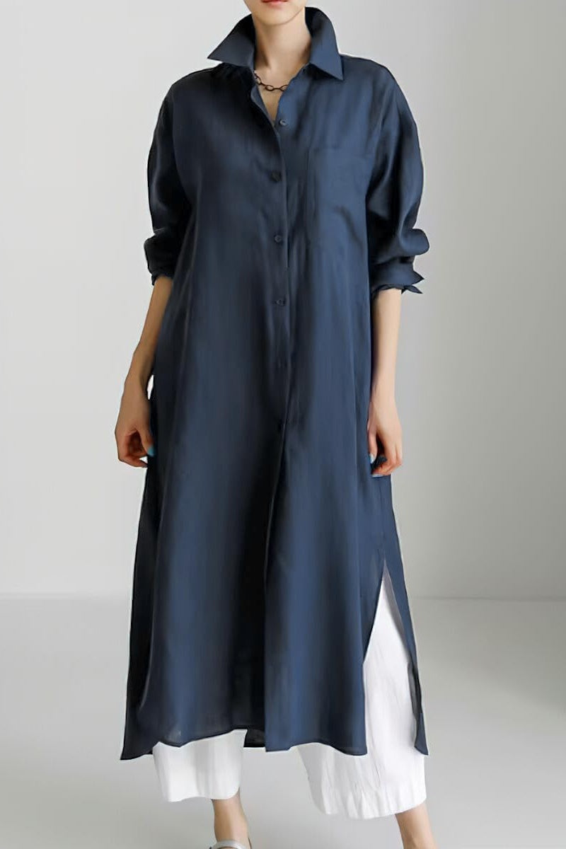 Chouyatou Women's Spring Button Down Cotton Shirt Dress Summer Flowy S CHOUYATOU Chouyatou Women's Spring Button Down Cotton Shirt Dress Summer Flowy S CHOUYATOU