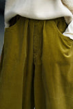 Chouyatou Women Corduroy Barrel Pants Wide Leg Vintage Mid Rise Y2k Baggy Boyfriend Pants