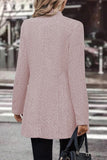 Chouyatou Women's Business Casual Herringbone Wool Coat Button Up Notch Collar Dressy Blazer Jacket