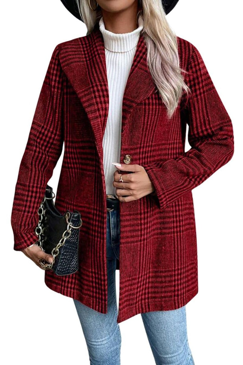 Chouyatou Womens Business Casual Blazers Long Sleeve Open Front Work Office Blazer Jacket