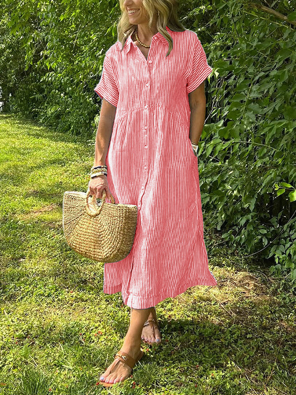 loose button down dress Njoeus Long Maxi Shirt Dress for Womens Casual Elegant Button Front Collar Long Sleeve Loose Midi Dresses with Belt