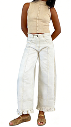 Chouyatou Barrel Jeans Women Floral Print Wide Leg Jeans Y2k Patchwork Baggy Boyfriend Denim Pants