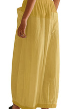 Chouyatou Women Baggy Parachute Skirt Comfy Casual Cotton Y2k Cargo Maxi Long Skirt