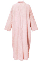 Chouyatou Women's Casual Long Sleeve Button Down Loose Striped Cotton Maxi Shirt Dress