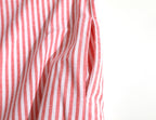 Chouyatou Women's Casual Long Sleeve Button Down Loose Striped Cotton Maxi Shirt Dress