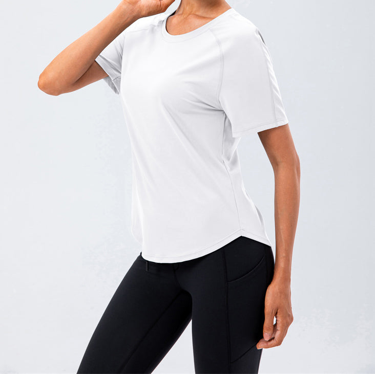 Chouyatou Women Soft and Breathable Fitness Running Top