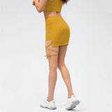 Chouyatou Women Lace-Up Running Casual Skirt