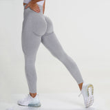 Chouyatou Women Sport Slim  Fitness High Waist Pants