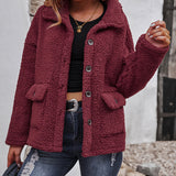 Chouyatou Women Sweater Fleece ThickCoat