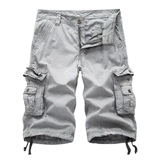 Chouyatou Men's Outdoor Flat-Front Tactical Chino Cargo Shorts